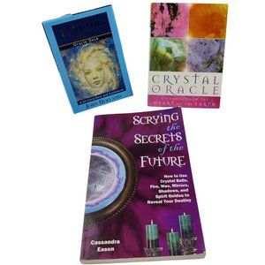 Occult Bundle Tarot Oracle Cards Scrying Book Crystal Psychic